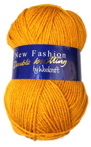 New Fashion DK Yarn 10 Pack Mustard 140